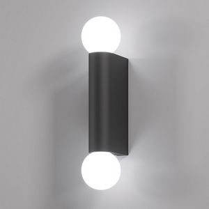 Изображение товара Настенный светильник влагозащищенный Elektrostandard Lily черный MRL 1029 (плафоны шарики)
