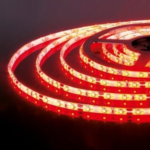 Изображение товара Светодиодная лента влагозащищенная 12V 60Led 4,8W IP65 Elektrostandard 2835 красный, 5м