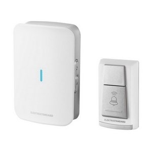 Изображение товара Звонок дверной беспроводной накладной DBQ19M 36M IP44 Elektrostandard DBQ19 WL белый
