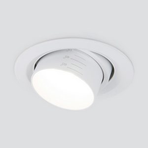 Изображение товара Точечный светильник белый круглый светодиодный 9920 Elektrostandard LED 15W 4200K белый