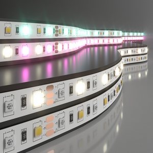 Изображение товара Светодиодная лента 5050+5050 24V 60Led 14,4W IP20 Elektrostandard RGBW MIX RGB/дневной белый, 5м