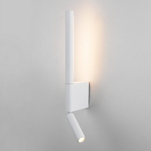 Изображение товара Настенный светильник квадратный 1000 лм светодиодный с выключателем для чтения 40111/LED Elektrostandard Sarca белый