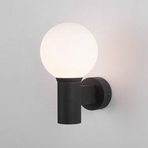 Изображение товара Уличный настенный светильник с цоколем e14 IP54 35126/D черный Elektrostandard Sfera в форме шара