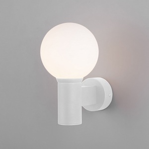 Изображение товара Настенный светильник уличный с цоколем e14 IP54 35126/D белый Elektrostandard Sfera в форме шара