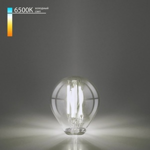 Изображение товара Филаментная светодиодная лампа 8W 6500K E14 (G45 прозрачный) Elektrostandard BLE1447