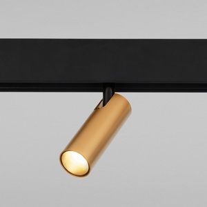 Изображение товара Трековый светильник светодиодный 48V магнитный 7W 4200K Cubo (латунь) Elektrostandard Slim Magnetic 85035/01