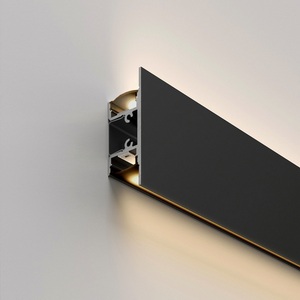 Изображение товара Накладной алюминиевый профиль Elektrostandard LL-2-ALP022 черный/белый для светодиодной ленты