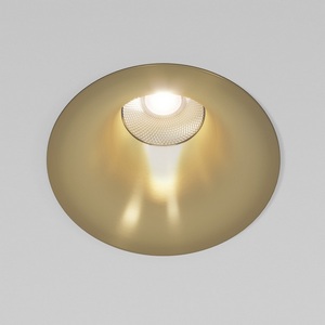 Изображение товара Встраиваемый светильник круглый светодиодный Elektrostandard Bliss 25070/LED 15W 4000K латунь