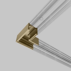 Изображение товара Коннектор угловой для накладного шинопровода Elektrostandard Line Magnetic Brass Line 85224/00 (латунь)