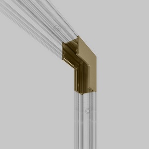 Изображение товара Коннектор угловой внутренний для накладного шинопровода Elektrostandard Line Magnetic Brass Line 85225/00 (латунь)