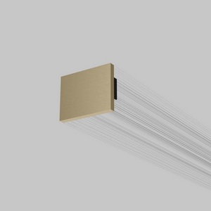 Изображение товара Заглушка для накладного шинопровода Elektrostandard Line Magnetic Brass Line 85230/00 (латунь)