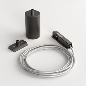 Изображение товара Подвесной комплект для подключения трековой системы освещения к питанию титан боковой Elektrostandard Line Magnetic 85009/00