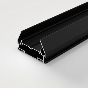 Изображение товара Алюминиевый профиль для монтажа в натяжной потолок однофазного шинопровода черный 2м Basic System Elektrostandard 85234/00