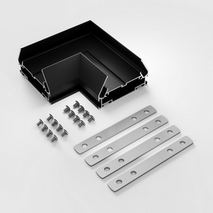 Изображение товара Коннектор угловой для монтажа в натяжной потолок однофазного шинопровода черный Basic System Elektrostandard 85235/00