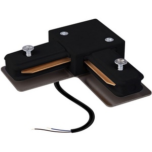 Изображение товара Соединитель электрический коннектор угловой с вводом питания для однофазного шинопровода Elektrostandard Basic System 85012/00 (a071303)