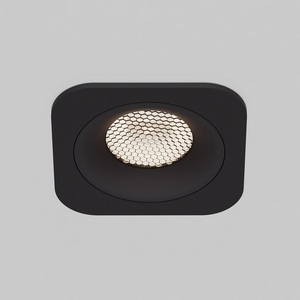 Изображение товара Светильник встраиваемый светодиодный IP44 Elektrostandard Tetro 15276/LED 10W 4000K черный IP44