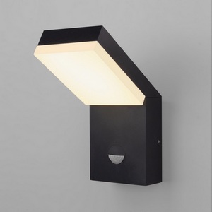 Изображение товара Настенный светильник светодиодный Elektrostandard Sensor 1541 TECHNO LED с датчиком движения 3000K чёрный