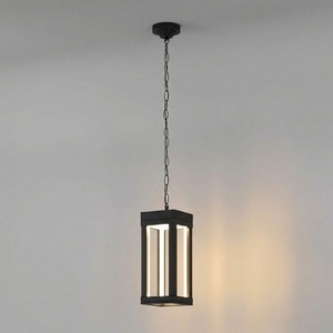 Изображение товара Подвесной уличный светильник светодиодный Elektrostandard Frame 1528 TECHNO LED 3000K чёрный