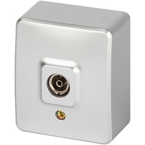 Изображение товара ТВ-розетка накладная (алюминий) ЭРА 11-3201-03