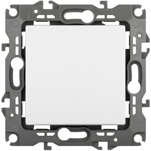 Изображение товара Перекрестный переключатель одноклавишный встраиваемый (белый матовый) ЭРА 12-1108-01М