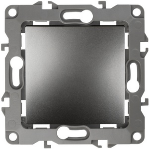 Изображение товара Клавиша для выключателя (графит) ЭРА 12-1111-12