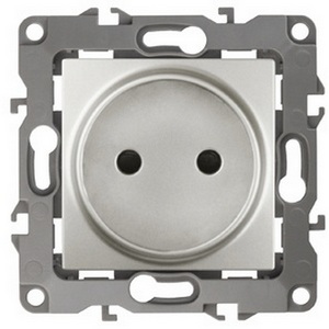 Изображение товара Розетка встраиваемая без заземления (перламутровый) ЭРА 12-2105-15