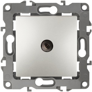 Изображение товара ТВ-розетка встраиваемая проходная (перламутровый) ЭРА 12-3102-15