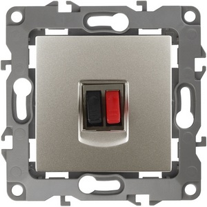 Изображение товара Акустическая розетка встраиваемая (перламутровый) ЭРА 12-3111-15