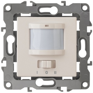 Изображение товара Датчик движения встраиваемый двухпроводный с подсветкой (слоновая кость) ЭРА 12-4103-02