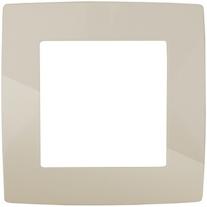 Изображение товара Рамка на 1 пост (слоновая кость) ЭРА 12-5001-02