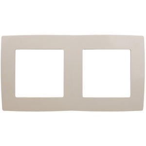 Изображение товара Рамка на 2 поста (слоновая кость) ЭРА 12-5002-02