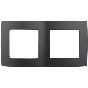 Изображение товара Рамка на 2 поста (антрацит) ЭРА 12-5002-05