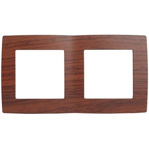 Изображение товара Рамка на 2 поста (вишня) ЭРА 12-5002-08