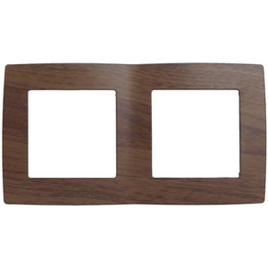 Изображение товара Рамка на 2 поста (венге) ЭРА 12-5002-10