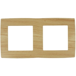 Изображение товара Рамка на 2 поста (сосна) ЭРА 12-5002-11