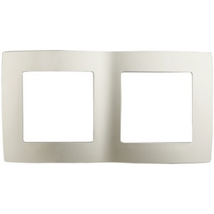 Изображение товара Рамка на 2 поста (перламутровый) ЭРА 12-5002-15