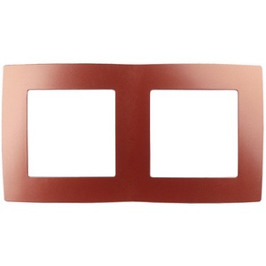 Изображение товара Рамка на 2 поста (охра) ЭРА 12-5002-24
