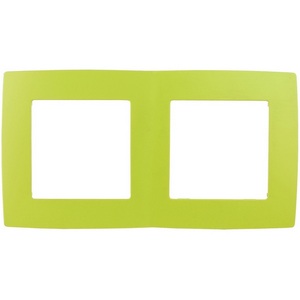 Изображение товара Рамка на 2 поста (лайм) ЭРА 12-5002-26