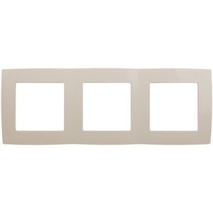 Изображение товара Рамка на 3 поста (слоновая кость) ЭРА 12-5003-02