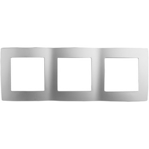 Изображение товара Рамка на 3 поста (алюминий) ЭРА 12-5003-03