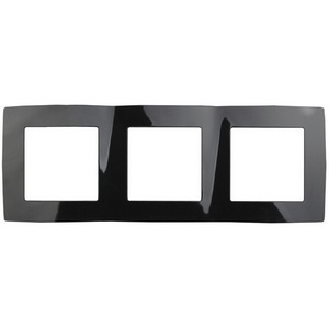 Изображение товара Рамка на 3 поста (черный) ЭРА 12-5003-06