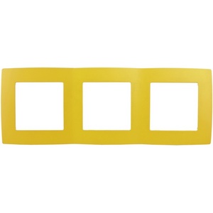 Изображение товара Рамка на 3 поста (желтый) ЭРА 12-5003-21