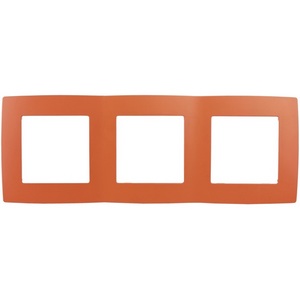 Изображение товара Рамка на 3 поста (оранжевый) ЭРА 12-5003-22