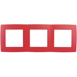 Изображение товара Рамка на 3 поста (красный) ЭРА 12-5003-23