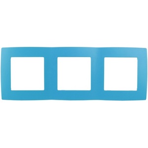 Изображение товара Рамка на 3 поста (голубой) ЭРА 12-5003-28