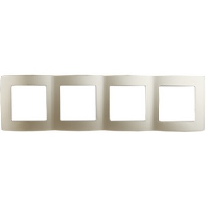 Изображение товара Рамка на 4 поста (шампань) ЭРА 12-5004-04