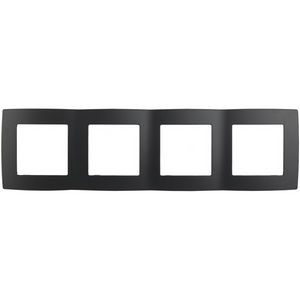 Изображение товара Рамка на 4 поста (антрацит) ЭРА 12-5004-05