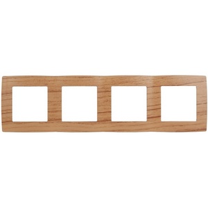 Изображение товара Рамка на 4 поста (дуб) ЭРА 12-5004-09