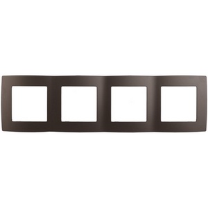 Изображение товара Рамка на 4 поста (бронза) ЭРА 12-5004-13