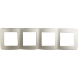 Изображение товара Рамка на 4 поста (перламутровый) ЭРА 12-5004-15